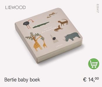 Promoties Bertie baby boek - Liewood - Geldig van 01/12/2022 tot 31/12/2022 bij Multi Bazar
