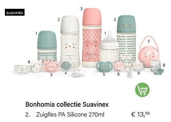 Promoties Bonhomia collectie suavinex zuigfles pa silicone - Suavinex - Geldig van 01/12/2022 tot 31/12/2022 bij Multi Bazar