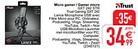 Trust micro gamer - gamer micro gxt 242 str-Trust