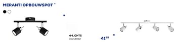 Promotions Meranti opbouwspot 4-lichts - Philips - Valide de 26/11/2022 à 06/01/2023 chez Supra Bazar