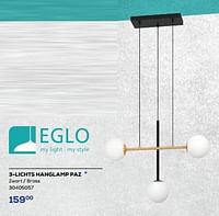 3-lichts hanglamp paz-Eglo