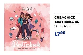 Promoties Creachick bestiesboek - Huismerk - Supra Bazar - Geldig van 26/11/2022 tot 06/01/2023 bij Supra Bazar