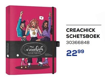 Promoties Creachick schetsboek - Huismerk - Supra Bazar - Geldig van 26/11/2022 tot 06/01/2023 bij Supra Bazar
