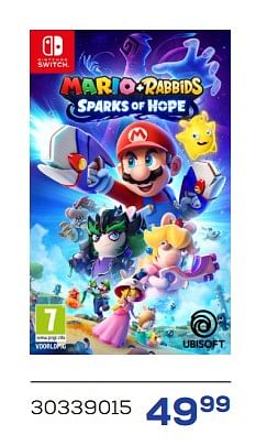 Promotions Mario + rabbids sparks of hope - Ubisoft - Valide de 26/11/2022 à 06/01/2023 chez Supra Bazar