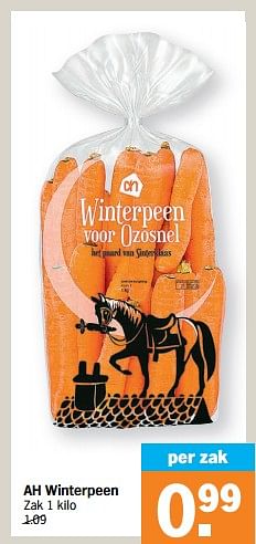 Promoties Ah winterpeen - Huismerk - Albert Heijn - Geldig van 29/11/2022 tot 04/12/2022 bij Albert Heijn