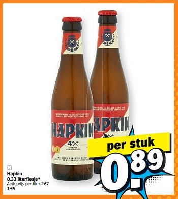 Promotions Hapkin - Hapkin - Valide de 29/11/2022 à 04/12/2022 chez Albert Heijn