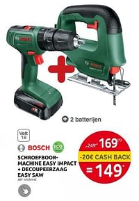 Bosch schroefboormachine easy impact + decoupeerzaag easy saw-Bosch
