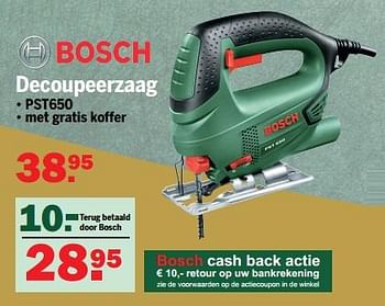Promoties Bosch decoupeerzaag pst650 - Bosch - Geldig van 27/11/2022 tot 17/12/2022 bij Van Cranenbroek