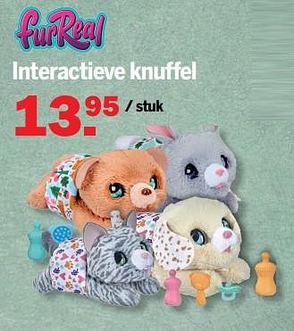 Promoties Interactieve knuffel - FurReal - Geldig van 27/11/2022 tot 17/12/2022 bij Van Cranenbroek