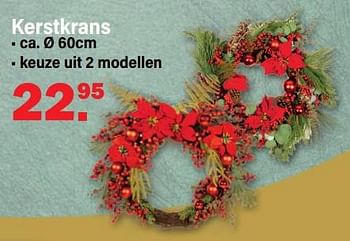 Promoties Kerstkrans - Huismerk - Van Cranenbroek - Geldig van 27/11/2022 tot 17/12/2022 bij Van Cranenbroek