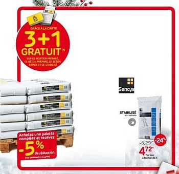 Promotions Stabilisé - Sencys - Valide de 30/11/2022 à 29/12/2022 chez Brico