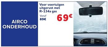 Promoties Airco onderhoud voor voertuigen uitgerust met r-134a gas - Huismerk - Auto 5  - Geldig van 28/11/2022 tot 03/01/2023 bij Auto 5