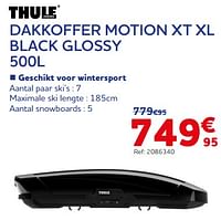Dakkoffer motion xt xl black glossy-Thule