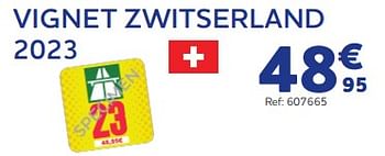 Promoties Vignet zwitserland 2023 - Huismerk - Auto 5  - Geldig van 28/11/2022 tot 03/01/2023 bij Auto 5
