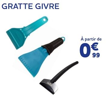 Promotions Gratte givre - Produit maison - Auto 5  - Valide de 28/11/2022 à 03/01/2023 chez Auto 5