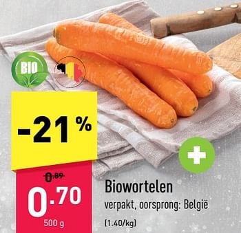 Promoties Biowortelen - Huismerk - Aldi - Geldig van 05/12/2022 tot 10/12/2022 bij Aldi