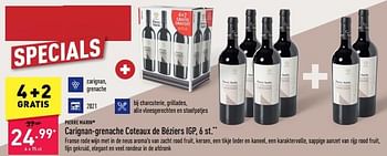 Promotions Carignan-grenache coteaux de béziers igp - Vins rouges - Valide de 09/12/2022 à 16/12/2022 chez Aldi