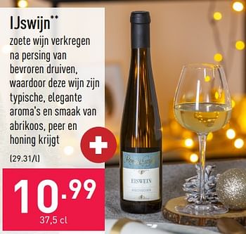 Promoties Ijswijn - Witte wijnen - Geldig van 09/12/2022 tot 16/12/2022 bij Aldi