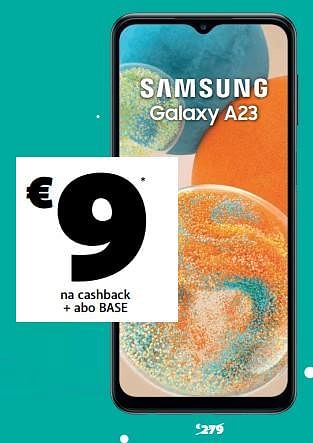 Promoties Samsung galaxy a23 - Samsung - Geldig van 29/11/2022 tot 02/01/2023 bij Base