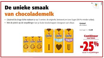 Promoties Cécémel less sugar - Cecemel - Geldig van 30/11/2022 tot 13/12/2022 bij Colruyt