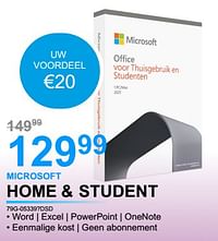 Microsoft home + student 79g-05339?dsd-Microsoft