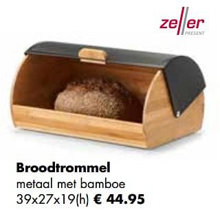 Promoties Broodtrommel - Zeller Present - Geldig van 21/11/2022 tot 24/12/2022 bij Europoint