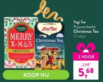 Promoties Christmas tea - Yogi Tea - Geldig van 28/11/2022 tot 26/12/2022 bij Holland & Barret