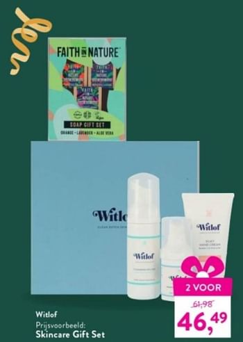 Promoties Skincare gift set - Witlof - Geldig van 28/11/2022 tot 26/12/2022 bij Holland & Barret