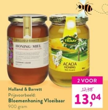 Promoties Bloemenhoning vloeibaar - Huismerk - Holland & Barrett - Geldig van 28/11/2022 tot 26/12/2022 bij Holland & Barret