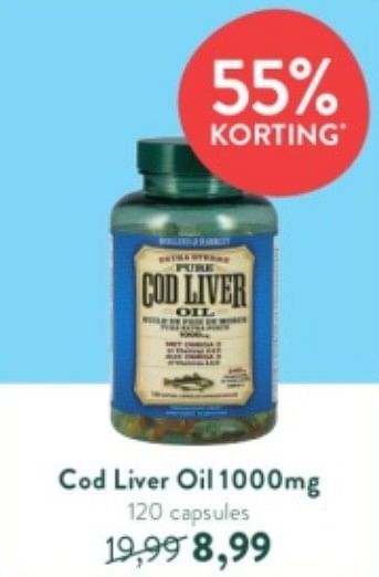 Promoties Cod liver oil - Huismerk - Holland & Barrett - Geldig van 28/11/2022 tot 26/12/2022 bij Holland & Barret