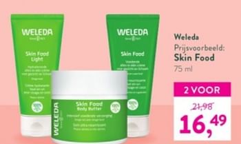 Promoties Skin food - Weleda - Geldig van 28/11/2022 tot 26/12/2022 bij Holland & Barret