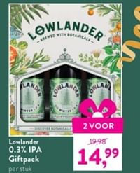 Lowlander 0.3% ipa giftpack-Lowlander