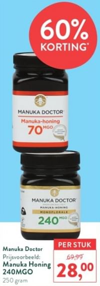Manuka honing 240mgo-Manuka Doctor