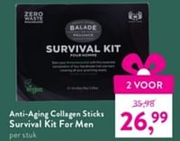 Anti-aging collagen sticks survival kit for men-Huismerk - Holland & Barrett
