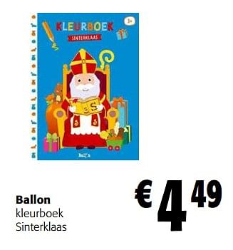 Promoties Ballon kleurboek sinterklaas - Huismerk - Colruyt - Geldig van 30/11/2022 tot 13/12/2022 bij Colruyt