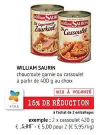 William saurin cassoulet-William Saurin