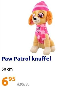 Promoties Aw patrol knuffel - PAW  PATROL - Geldig van 30/11/2022 tot 06/12/2022 bij Action