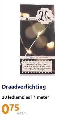 Promoties Draadverlichting - Huismerk - Action - Geldig van 30/11/2022 tot 06/12/2022 bij Action
