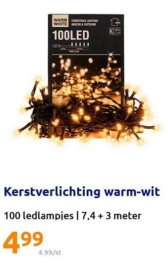 Promoties Kerstverlichting warm-wit - Huismerk - Action - Geldig van 30/11/2022 tot 06/12/2022 bij Action