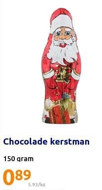 Promoties Chocolade kerstman - Huismerk - Action - Geldig van 30/11/2022 tot 06/12/2022 bij Action