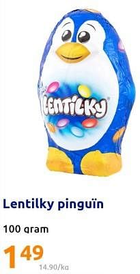Promotions Lentilky pinguïn - Lentilky - Valide de 30/11/2022 à 06/12/2022 chez Action