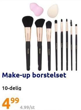 Promoties Make-up borstelset - Huismerk - Action - Geldig van 30/11/2022 tot 06/12/2022 bij Action