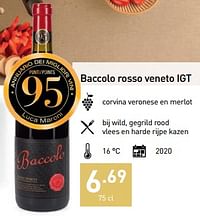 Baccolo rosso veneto igt-Rode wijnen