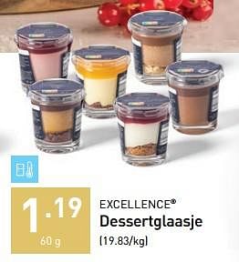 Promoties Dessertglaasje - Excellence - Geldig van 01/12/2022 tot 31/12/2022 bij Aldi