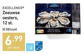 Promoties Zeeuwse oesters - Excellence - Geldig van 01/12/2022 tot 31/12/2022 bij Aldi