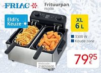 Friac frituurpan f600ix-Friac