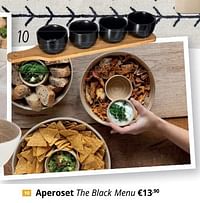 Aperoset the black menu-Huismerk - Ygo