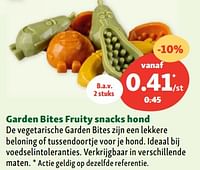 Garden bites fruity snacks hond-Duvo