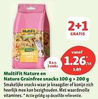 Multifit nature en nature grainfree snacks-Multifit