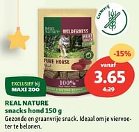 Real nature snacks hond-Real Nature